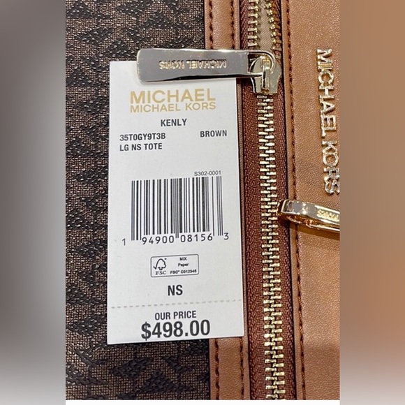 Michael Kors Kenly Tote- Large, Like New - Picture 6 of 7